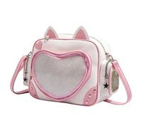 Genérico Compact Women Pack, Cartoon Cat Bag, Slim Everyday Rucksack, Trendy Casual Carry Pack, Versatile Adventure Gear for Outdoor Weekender Road Trip Vacation 9.45x3.94in
