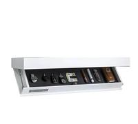 Genérico Compartimentos Secretos Compartimento Secreto, Estante Flotante con Oculto, solución de Almacenamiento(White,1PCS)