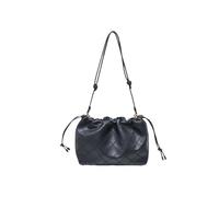 Genérico Compatible con bolso bandolera convertible cierre magnético y cordón ajustable, apertura deformable for mujer(Black,(20cm(Max Length(30cm))