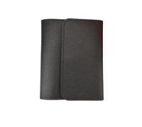 Genérico Compatible con Bolso pequeño Cerrojo for múltiples Tarjetas, Mini Bolsa Simple Tres Pliegues, Clip Corto, Billetera portátil for Mujer, monederos(B)