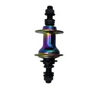 Genérico Compatible con bujes BMX Integrados, 9T 36H 3 trinquetes 120 Puntos, Delantero 3/8" 9 mm Trasero 14 mm for Estilo Libre(Rainbow Rear M14)