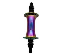Genérico Compatible con bujes BMX Integrados, 9T 36H 3 trinquetes 120 Puntos, Delantero 3/8" 9 mm Trasero 14 mm for Estilo Libre(Rainbow Front M9)