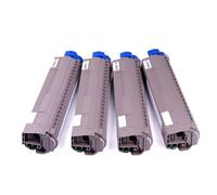 Genérico Compatible con Cartuchos de tóner Oki, C831 C841, 4 Unidades