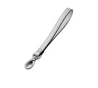 Genérico Compatible con Correa de Cuero PU Impermeable for Billetera, Bolso reemplazable portátil, Bolsa Metal, Correas for muñeca, cinturón for Llaves 21cm(Silver,Gold Hook 2 Pieces)