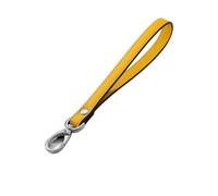Genérico Compatible con Correa de Cuero PU Impermeable for Billetera, Bolso reemplazable portátil, Bolsa Metal, Correas for muñeca, cinturón for Llaves 21cm(Yellow,Gold Hook 5 Pieces)