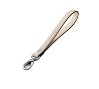 Genérico Compatible con Correa de Cuero PU Impermeable for Billetera, Bolso reemplazable portátil, Bolsa Metal, Correas for muñeca, cinturón for Llaves 21cm(Creamy White,Gun Hook 5 Pieces)