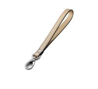 Genérico Compatible con Correa de Cuero PU Impermeable for Billetera, Bolso reemplazable portátil, Bolsa Metal, Correas for muñeca, cinturón for Llaves 21cm(Gold,Silver Hook 2 Pieces)