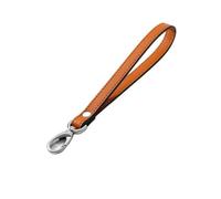 Genérico Compatible con Correa de Cuero PU Impermeable for Billetera, Bolso reemplazable portátil, Bolsa Metal, Correas for muñeca, cinturón for Llaves 21cm(Brown,Gold Hook 2 Pieces)