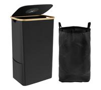 Genérico Compatible con cubo de basura 105L, papelera reciclaje for el hogar, tela Oxford plegable, botella colectora gran capacidad portátil
