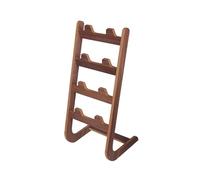 Genérico Compatible con estantes de Madera Independientes for Zapatillas. Organizador Zapatos Minimalista Varios Niveles. Estante for Puerta Que Ahorra Espacio(Walnut)