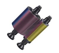 Genérico Compatible con Evolis, Compatible con Trust, YMCKO Ribbon R3011 200 Impresiones for Impresora de Tarjetas de identificación, Suministros a Todo Color