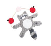 Genérico Compatible con Juguetes for Perros Panda Feeder Interactive Hike and Seek Dispensador a Prueba de mordiscos Cuidado Dental Mejora la Salud Las Mascotas(I Am a Little Raccoon)