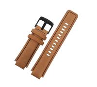 Genérico Compatible con la correa de reloj TIMEX tide Outdoor for hombre T2N721 T2N720 TW2T76300 TW2T76500 T45601 Correa cuero accesorios cadena marrón(Light brown black)