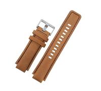 Genérico Compatible con la correa de reloj TIMEX tide Outdoor for hombre T2N721 T2N720 TW2T76300 TW2T76500 T45601 Correa cuero accesorios cadena marrón(Light brown silver)