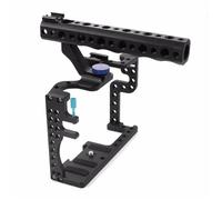 Genérico Compatible con Panasonic GH3 GH4 DSLR Jaula Resistente Combo Mango Marco de Carcasa Protectora