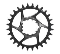 Genérico Compatible con Plato Compensado SRAM XX1 Eagle de 3 mm 28-38T - Rueda de Cadena de piñón Ancho Estrecho y Redondo Negro for MTB(38T)
