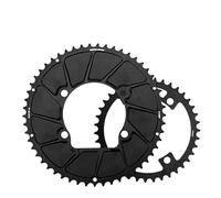 Genérico Compatible con Plato de Bicicleta de Carretera Shimano 110BCD-50-34T/52-36T/53-39T/54-40T Doble Plato for Bicicletas de Carretera(53-39T)