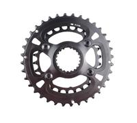 Genérico Compatible con Plato de Bicicleta de montaña Shimano DEORE XT M8100, 12 velocidades 32T/34T/36T/36-26T, Piezas de bielas de CR-M8100 for Bicicleta de montaña(CR-M8100 36-26T)