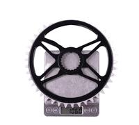 Genérico Compatible con Plato de Bicicleta GOLDIX Rueda Cadena Ancha y Estrecha Adecuada for Platos bielas montaña Shimano Deore XT M7100 M8100 M9100 12S(0mm Offset 42T)