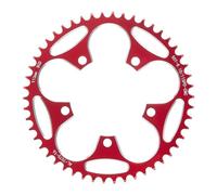 Genérico Compatible con Plato de Dientes Anchos Estrechos VXM MTB 110BCD, Anillo de Corona de piñón 36-58T, Piezas y Accesorios de Juego de manivela for Bicicletas de montaña(50T Red and Screw)