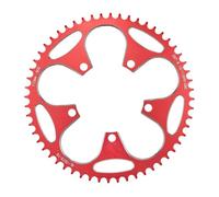 Genérico Compatible con Plato de Dientes Anchos Estrechos VXM MTB 110BCD, Anillo de Corona de piñón 36-58T, Piezas y Accesorios de Juego de manivela for Bicicletas de montaña(56T Red and Screw)