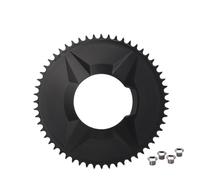 Genérico Compatible con Plato Shimano R2000/R3000/R5800 110BCD 48-58T - Rueda de Cadena de Bicicleta de Carretera Negra con Desplazamiento de 3 mm(Black 3mm 56T)