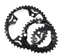 Genérico Compatible con Platos de Bicicleta de montaña Shimano SRAM SLX XT 104/64BCD de 9/10 velocidades, Paquete de 3, se Adapta a Piezas de bielas(42T Alloy 32T 24T)