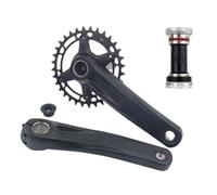 Genérico Compatible con Platos y bielas Shimano Deore SLX MT510 MTB 10/11/12 velocidades 170mm 32T 34T 36T 38T BB52 MT500(WUZEI 32T BB52)