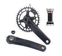 Genérico Compatible con Platos y bielas Shimano Deore SLX MT510 MTB 10/11/12 velocidades 170mm 32T 34T 36T 38T BB52 MT500(WUZEI 38T BB52)