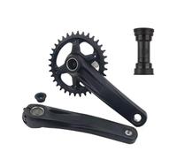 Genérico Compatible con Platos y bielas Shimano Deore SLX MT510 MTB 10/11/12 velocidades 170mm 32T 34T 36T 38T BB52 MT500(Shimano 34T MT500)