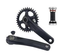 Genérico Compatible con Platos y bielas Shimano Deore SLX MT510 MTB 10/11/12 velocidades 170mm 32T 34T 36T 38T BB52 MT500(Shimano 34T BB52)