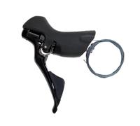 Genérico Compatible con Shimano, ST-R7000-L ST-R7000-R Palanca 105 R7000 | Palanca doble, izquierda/derecha, freno de llanta, 2x11 velocidades, negro seda/plateado