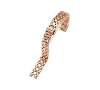 Genérico Compatible con Tissot Bellissima Pulsera de acero inoxidable Resistente a arañazos y óxido Fácil ajuste Adecuado(All Rose)