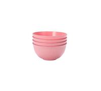 Genérico Compatible For 4/8pcs Pink Vertical Bowl Household Plastic Drop Resistant Rice Outdoor Camping Meal(4pcs-pink)