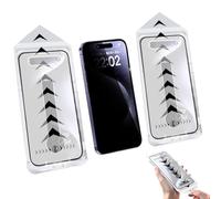 Genérico Compatible with Iphone 17 Pro Tempered Glass Screen Protector, Invisible Screen Protector, Fingerprint-Proof Dust Free Without Bubbles, for Iphone 15 16 14 Pro Max (for 4 Plus,Privacy*2pcs)