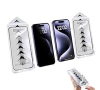 Genérico Compatible with Iphone 17 Pro Tempered Glass Screen Protector, Invisible Screen Protector, Fingerprint-Proof Dust Free Without Bubbles, for Iphone 15 16 14 Pro Max (for 15 Plus,Privacy+hd)