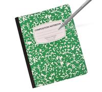 Genérico Composition Notebooks - Ruled Writing Journal for School Office | Wide Lined Pages with Durable Cardboard Cover, Sewn Binding Structure, Smooth Paper for Writing Practice and Study Use