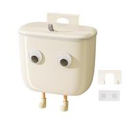 Generico Compostador de cocina | de residuos con tapa | Cesta con decoración de ojos y patas | para rincón de la pared del baño o la cocina bajo el fregadero