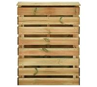 Genérico Compostador de láminas Madera de Pino impregnada 80x50x100 cm,Casa y jardín,Jardín,Jardinería,Compostaje,Compostadores-316062