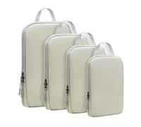 Genérico Compression Packing Cubes, Travel Luggage Organizers, Vacuum Storage Bags, Space Saving Design, Pressure Zippers, Suitcase Camping Flight Use, 4 Sizes Black 4 Pack, albaricoque, Se référer au