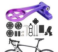 Genérico Computer Front Mount Bikes, Speedometer Holder Mountain Bicycles, Secure Data Tracking Bracket, Night Riding Cycling Accessory for Trail and Long Distance Travel, 26g, Black