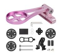 Genérico Computer Front Mount for Bike, Front Handlebar Speedometer Mount Holder for Mountain Road Bicycles, Cycling Accessories for GPS Odometer, Night Riding, Trail Data Tracking, Long Distance