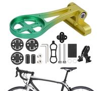 Genérico Computer Front Mount for Bike, Front Handlebar Speedometer Mount Holder for Mountain Road Bicycles, Cycling Accessories for GPS Odometer, Night Riding, Trail Data Tracking, Long Distance