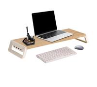 Genérico Computer Monitor Riser - 1.5 kg Desk Organizer Office Accessories