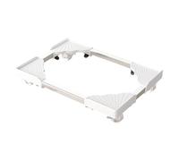 Genérico Computer Stand - 20.87x13.39 Inches Indoor Portable Trolley | 360° Rotating Base Printer Stand with Casters | Floor Pc Holder | Telescopic Organizer CPU Storage Mobile Stands for Plant