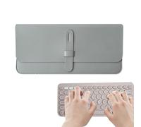 Genérico Computer Tastaturhülle - Schützende Aufbewahrungstasche | Tragetasche für kabellose | PU Leder Keyboard Sleeve, Portable Reise Organizer Tasche für Büro Home Office