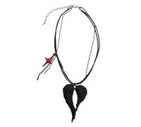 Genérico Con colgante de y corazón para expresión de sueño y amor Cadena para cuello de aleación de calidad con cadena ajustable Cadena para suéter con colgante de y corazón