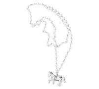 Genérico Con colgante en forma de caballo con diamantes que realza estilo para tener confianza en día a día Colgante con detalles de diamantes