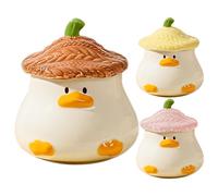 Generico con dibujos animados pintados a mano | Simpática dad de café còn ańatra divertida tażza de anâtra amarilla, vasos de cerámica bajo vidriado pintado, agua, taza de di ca