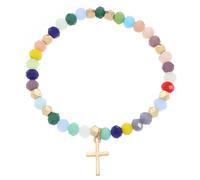 Genérico con hombres enamorados mamá pulsera joyas tres hombres dainty colorful beads pulsera para mujer rosa pulsera pareja anillos, talla única, Plástico, No es una piedra preciosa